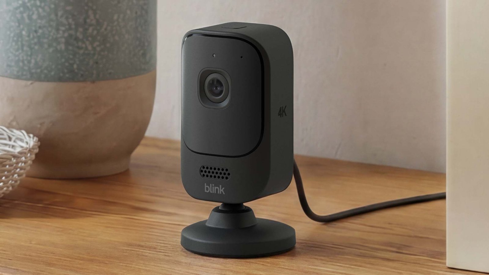 Easy to setup and maintain, the Blink Mini 4K offers great visibiltiy inside your home